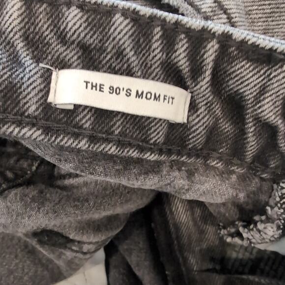 Zara Faded Black High Rise The 90's Mom Fit Jeans Size 2 - Picture 10 of 12